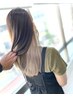 【インナーカラー+透明感カラー】+カット+2stepダメージケア/17900→14900