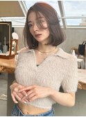 艶髪 髪質改善 ブリーチなしダブルカラー レイヤー 韓国風5503