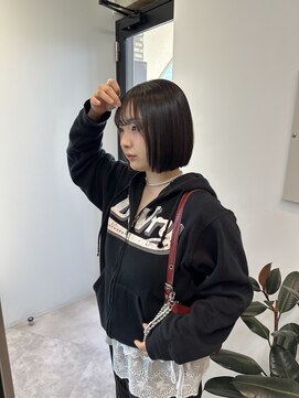 クーラアオヤマ(Cura Aoyama) タッセルボブ/縮毛矯正/巻ける酸性ストレート/酸性ストレート