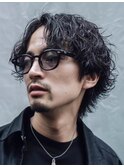 天神波巻きスパイラルパーマ波巻きパーマプードルパーマ強め20代
