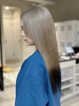 エリマバイフィフス 調布(elima by fifth) ダメージレスなブリーチカラーで作るグラデーションカラー