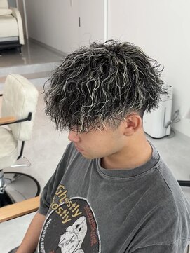 アビー ランシェル(ABEY LENCIEL) 縦落ちパーマ/メッシュ/新潟/長岡