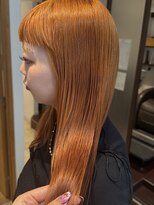 ネオリーブニコ 大井町店(Neolive Nico)&nbsp;1回ブリーチから作るオレンジカラー