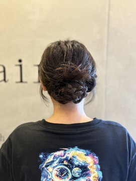 アルヘアー(Aru hair) 三つ編みシニヨン