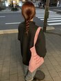 アンジェリカラボ(ANGELICA LABO) 透明感のあるカラーに簡単なヘアアレンジおすすめです♪