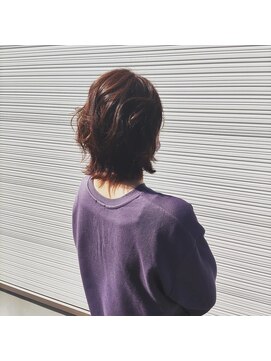 美容室ピース ミディアム外ハネ