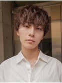 アップバングメンズショートスパイキーショートメンズパーマ
