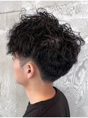 ツイストスパイラルパーマ　縦落ちパーマ