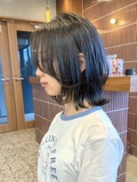 エリマバイフィフス 調布(elima by fifth)&nbsp;調布イルミナカラーレイヤーボブウルフショートカットベージュ