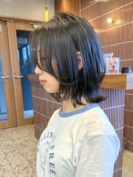 エリマバイフィフス 調布(elima by fifth) 調布イルミナカラーレイヤーボブウルフショートカットベージュ