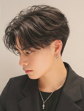 オーシャントーキョー 仙台(OCEAN TOKYO) ニュアンスフェザーショートセンターパートメンズ仙台