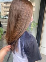 ラッキーヘア 加古川(Lucky Hair) ネイビーインナーカラー【芝崎】【ラッキーヘア加古川】