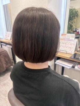 ウイ バイ ファースト 北四番丁店(u'i by first) ワンレンボブ×ふんわりカラー