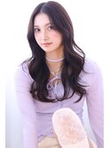 20代30代40代 巻き髪ロングレイヤー バタフライカット