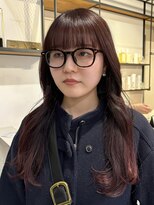 フィルムス 銀座(FILMS) くびれレイヤー/オリーブベージュ/顔周り/シースルー/銀座