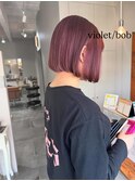 耳かけボブ/バイオレットカラー