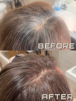 ジル ヘアアンドメイク 恵比寿(JILLE hair&make)&nbsp;白髪ぼかしファッションカラーグレージュ透明感イルミナ40代50代