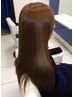 【会員様限定】カット＋縮毛矯正（キラキラストレートパーマ）　￥18900→