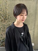 バイ ユア オウン フラワーズ コロン カバ 松本駅前(buy your own flowers : kava)&nbsp;抜け感グレージュショートレイヤー◎ひし形シルエット×小顔