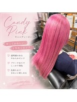 ナノヘアー(nano hair)&nbsp;キャンディーピンクxダブルカラー