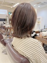 キアラ(Kchiara) ブリーチなし透明感カラー×大人くびれボブ【福岡Kchiara奥野】