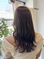 マルソー&nbsp;岡山オリーブベージュ髪質改善トリートメント顔まわりレイヤー