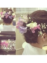 Lond【伊原亜里紗】生花使用☆パーティーヘアset