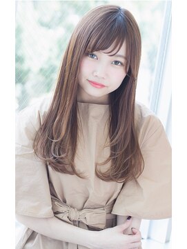 インビテーション(invitation) 【invitation】シュガーベージュ×シースルーバング＠マイコ