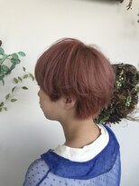 シーン(hair design SCENE)&nbsp;≪谷添担当≫ハイトーンショートヘア♪ピンクベージュ