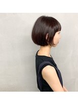 タグ(#tag)&nbsp;#ワイドバングショート×毛先シークレットカラー