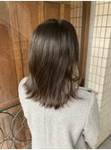 【リアルサロンワーク】ミディアムアッシュグレイ