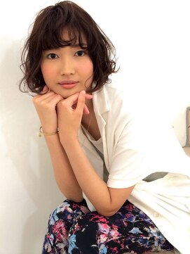 エムスラッシュ たまプラーザ(M.SLASH) 大人かわいい/シアカラー/透け感/フェミニンボブ/たまプラーザz1