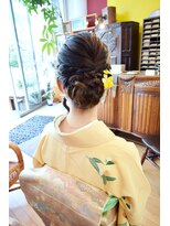 ベル(BELL)&nbsp;和風すぎない着物アップスタイル【BELL桜新町/用賀】