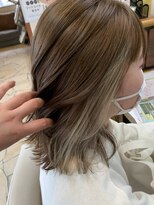 カットインファーチェ CUT IN face&nbsp;インナーカラー,ミルクティーベージュ【CUT IN face】