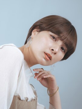 ルーカス(LUCAS) シルキーカラー[olive brown]