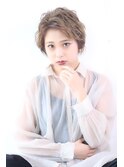 無造作パーマショート
