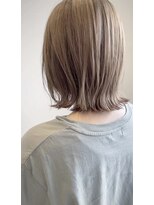 ヘアーメイク ダブル(HAIR MAKE double) ハイトーンボブ