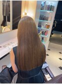 切りっぱなし!艶々ベージュ