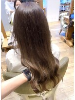 バイオレット 表参道店(Violet)&nbsp;【ブリーチなし】くすみオリーブベージュ