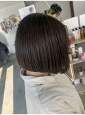 20代30代40代に似合わせ ボブスタイル/秋カラーオリーブ◎