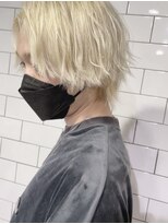 シアー(sheer)&nbsp;《sheer/大黒》＃ホワイトブロンド＃センタパート＃波巻き