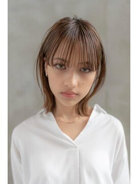 ドットハリス(.Hallis) 大人可愛い前髪/ミディアム/ボブ/20代30代/原宿/表参道