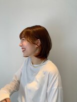 イオエ(ioe)&nbsp;前髪/アンブレラカラー/こなれミディ/イメチェン/ウェーブパーマ