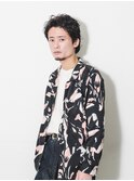 MEN’S HAIRニュアンス波巻きバックスタイル【上野 竜司】
