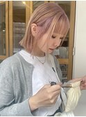 【ペールピンクボブ】