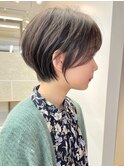 ＠thisiskaito表参道原宿/ショートヘア/ショートボブ/グレージュ