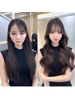 アフロートリノ(AFLOAT Leino) 大人可愛い韓国ヘア レイヤーカット くびれヘア ヨシンモリ#