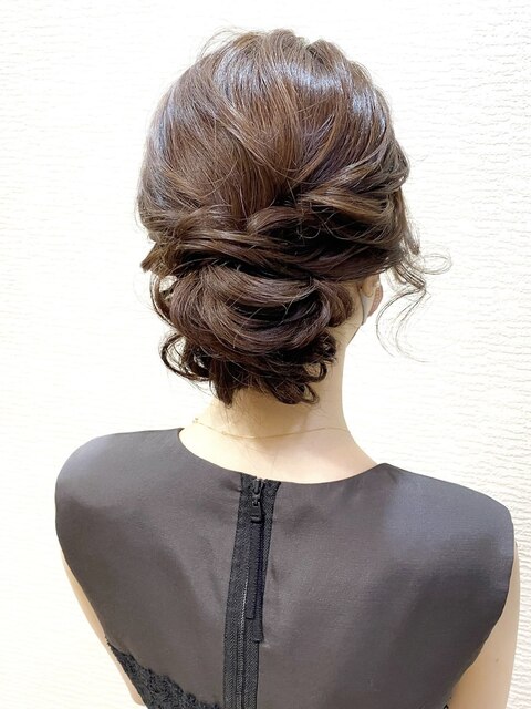 キレイめルーズヘアセット