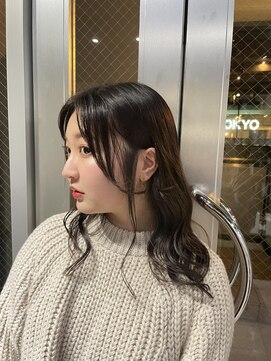 アルカナ 明治神宮前原宿(ARCANA) フルバングレッドブラウン似合わせカットカルマパーマ