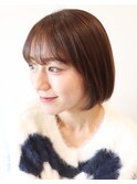 【 Ｉ. 】30代からのナチュラル前下がりショートボブ　川口